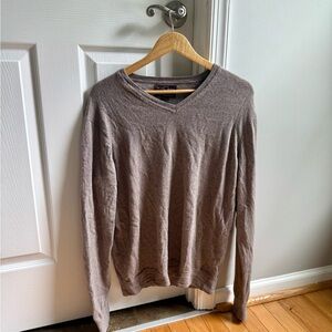 Men's Brown Cashmere Sweater
